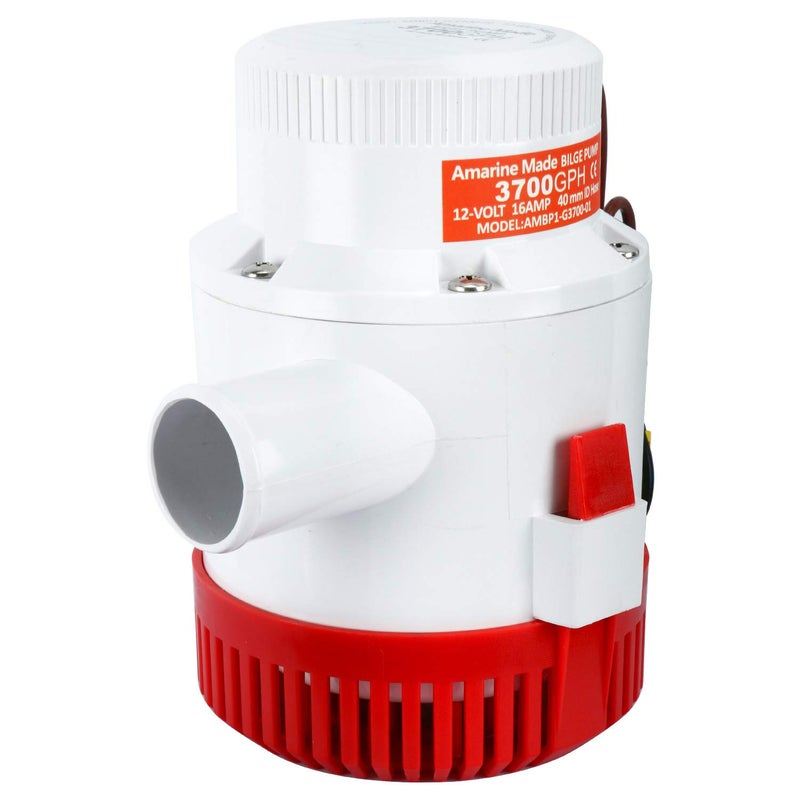 Amarine Made 3700 GPH 12v Boat Marine Plumbing Electric Bilge Pumps (3700gph 12v) - Image 2